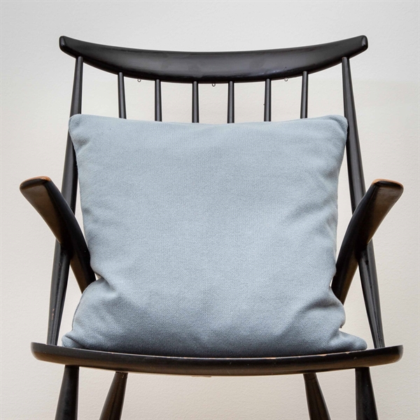 Soft knitted cushion cover 50x50 Thunder blue